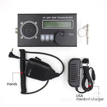 USDR USDX КВ QRP SDR трансивер SSB/CW трансивер 8-полосный 5 Вт Радиолюбитель с портативным микрофоном