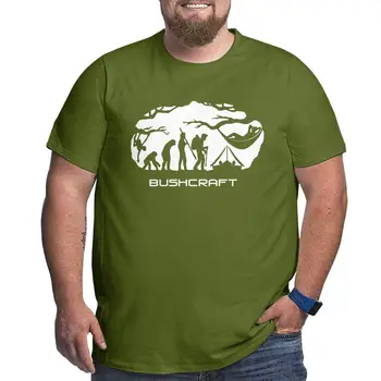 Футболки Bushcraft Survival Hammocking Evolution для мужчин, футболки для кемпинга, горных путешествий, футболки Wild Big Tall, футболки оверсайз 5XL 6XL