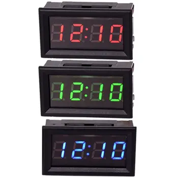 Высокоточный модуль часов с функцией памяти при отключении питания 24-часовой светодиодный цифровой дисплей Красный/зеленый/синий Опционально Долговечные часы