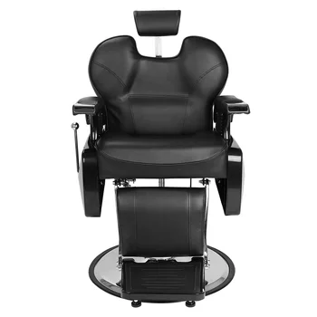 Двухцветное парикмахерское кресло 8702A для профессионального салона со склада в США Изображение 2