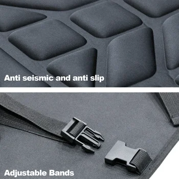 Универсальная дышащая подушка для сиденья мотоцикла, противоскользящая 3D-подушка для сброса давления, защитная накладка для сиденья Изображение 2