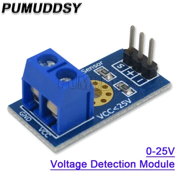 1 шт. Модуль датчика стандартного напряжения постоянного тока 0-25 В, Тестовые электронные блоки для Diy Kit