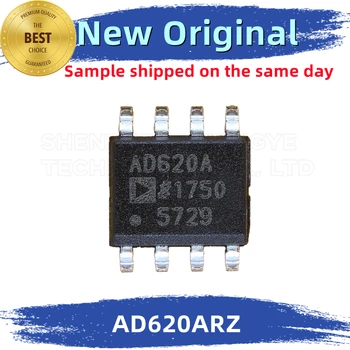 AD620ARZ-катушка, маркировка AD620ARZ: встроенный чип AD62A, 100% новый и оригинальный, соответствующий спецификации ADI