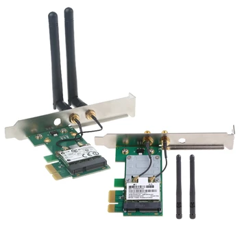 CPDD 300 Мбит / с USB-адаптер WiFi, адаптер сетевой карты беспроводной локальной сети PCI-E WiFi для настольных портативных ПК для Windows 10 8 7 для Mac Изображение 2