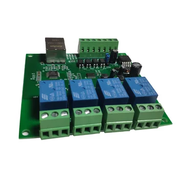 LAN Ethernet RJ45 TCP /IP ВЕБ-пульт дистанционного управления с 4-канальным релейным сетевым контроллером UDP W5500 Изображение 2