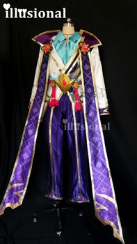 иллюзорный нестандартный размер Wuju Bladesman Master Yi, косплейный костюм Spirit Blossom Master Yi, костюм для косплея LOL Spirit Blossom Master Yi, костюм для престижа Master Yi
