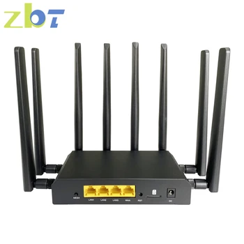 ZBT 4G 5G Маршрутизатор Sim-Карта Wifi6 Сетка 3000 Мбит/с 1800 М Openwrt 3 * Гигабитная Локальная сеть 2,4 ГГц 5 ГГц Антенна MU-MIMO для 128 Устройств WiFi