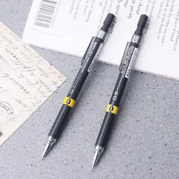 0,3 0,5 0,7 0,9 мм Автоматический карандаш HB 2B Свинцовый Металлический карандаш для рисования Эскизов Инструмент для рисования карандашом Канцелярские принадлежности для студентов Художественные принадлежности