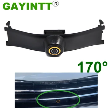 Камера заднего Вида Автомобиля Ночного Видения GAYINTT 170° 720P Для Peugeot 3008 2013 2014 2015 С Логотипом HD Camera