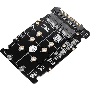 SSD-адаптер SFF-8639 NVME U.2 к NGFF M.2 M Key & B Key PCIE3.0 X16 GEN3 Для 2280 2260 2242 2230 SSD Изображение 2