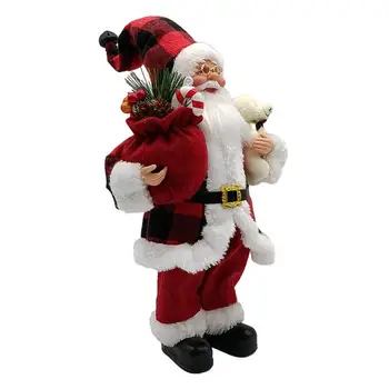 1-8 шт. Рождественских украшений Санта-Клауса, кукла Шеф-повара Санта-Клауса, Рождественский подарок на Новый год, Декор Рождественской елки, Рождество Изображение 2