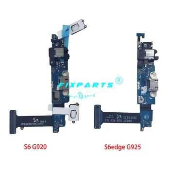 USB Разъем Зарядки Порты и Разъемы Flex Для Samsung S6 S7 Edge S8 S9 Plus G920F G925F G930F G935F G950F G950U G960F G960U G965F G965U Изображение 2