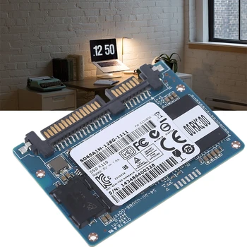 Половина SSD жесткого диска 128 ГБ SSD для портативного ПК, ноутбука с 7 + 15-контактным портом Изображение 2