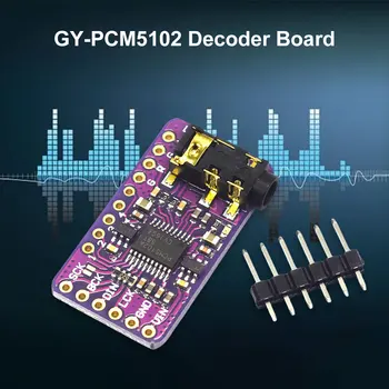 GY-PCM5102 Цифровой Аудио Модуль Декодера DAC I2S IIS Усилитель Breakout Интерфейс Модуль Декодера Dac для Arduino Raspberry Pi Изображение 2