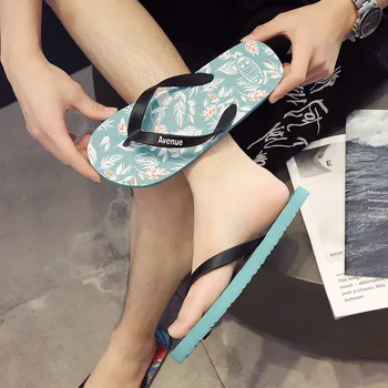 Тапочки Мужская обувь Мягкая персональная в корейском стиле Модная нескользящая Износостойкая и легкая Удобная модная дезодорация