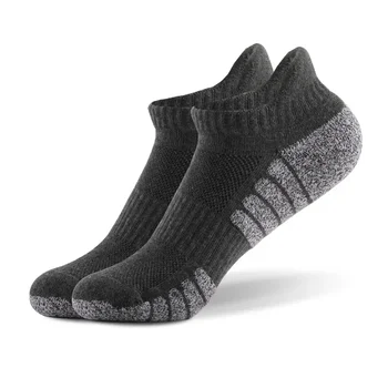 Весенние и летние носки мужские и женские однотонные хлопчатобумажные носки черного цвета для спортивных чулок