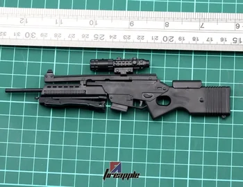 Пластиковая модель пистолета штурмовой винтовки HK SL8 в масштабе 1/6 Соберите модель 4D пазлов для 12-дюймовых фигурок солдат-модель игрушки Изображение 2