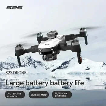 Для Xiaomi S2S Mini Drone, камера 8K HD, Аэрофотосъемка препятствий, Бесщеточный мотор, складной радиоуправляемый квадрокоптер, игрушка Изображение 2