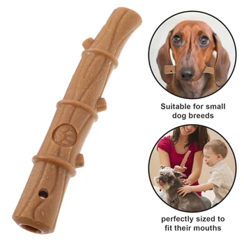 Игрушка для жевания собак в форме бамбукового сустава, игрушка для кусания домашних животных, бамбуковая палочка, игрушка для жевания собак Изображение 2