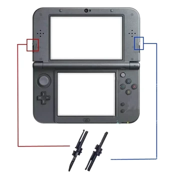 Боковая клавиша регулировки громкости для нового контроллера 3DS LL XL, запчасти для ремонта боковых клавиш регулировки громкости игровой консоли Изображение 2