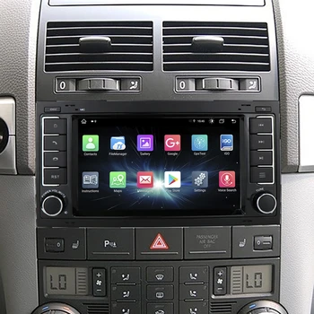 Для Фольксваген Туарег 1 7L T5 Multivan 2004-2014 GPS Радио DSP CarPlay Qualcomm Snapdragon 8Core 8 + 256G Android 13 Автомобильные Носители