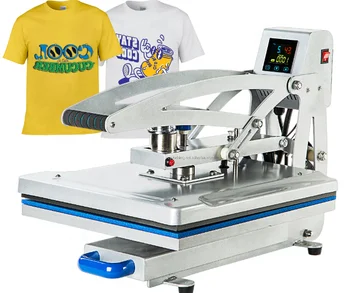 Автоматически открывающаяся машина для сублимационной печати футболок 16*20 40*50 см Термопресс