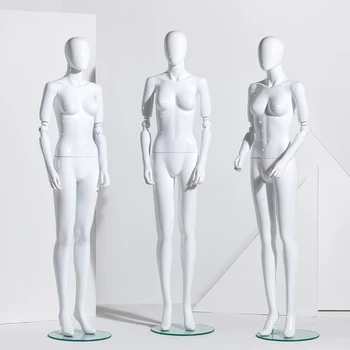 Новый стиль, Манекен с подвижной рукой, Женская витрина для всего тела, Женская Манекенная модель человеческого тела