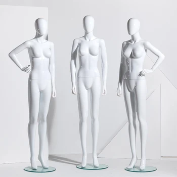 Новый стиль, Манекен с подвижной рукой, Женская витрина для всего тела, Женская Манекенная модель человеческого тела Изображение 2