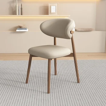 Обеденные стулья для гостиной, эргономичный акцент салона, современные стулья Nordic Hotel, шезлонги для столовой, Salle Manger, Роскошная мебель Изображение 2
