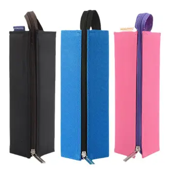 Японская сумка для карандашей Высококачественная Квадратная ручка с большим отверстием, сумка для карандашей большой емкости, косметичка, школьные канцелярские принадлежности