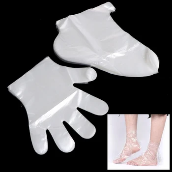 Полиэтиленовые, парафиновые прокладки для ванн, СПА-маски для рук и ног, сумки, Носки, перчатки, Чехол для ухода Изображение 2