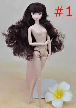 Подарок на День рождения, Детская игрушка, Кукла с 12 Подвижными суставами для 11,5-дюймового кукольного домика, Тело куклы 1/6 + Голова с длинными волосами, Кукла
