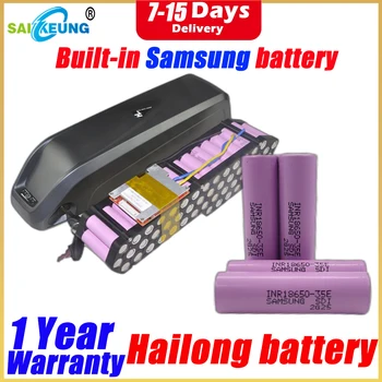 Hailong Batterie Velo Electrique 48v 20 24 40 50 60 Ah Batteria Bici Elettrica Ebike 30ah 48v 2000w Литиевая Батарея с Зарядным устройством Изображение 2