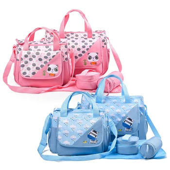 5 шт./компл. Водонепроницаемая сумка для подгузников для беременных большой емкости, легкая портативная многофункциональная сумка для матери и ребенка