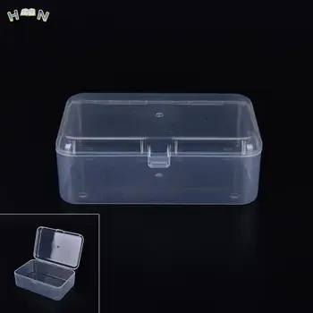 Прозрачный пластиковый канцелярский держатель, коробка для хранения косметики, деталей для коллекции ювелирных изделий, элемент для организации небольшого кейса