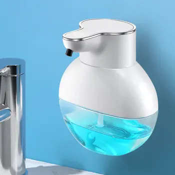 Дозатор мыла для посуды объемом 400 мл, инфракрасный датчик, перезаряжаемый автоматический дозатор жидкого мыла емкостью 500 мАч для домашней ванной комнаты и кухни