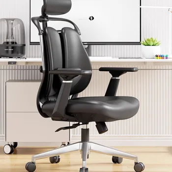 Компьютерный шезлонг, Эргономичное Игровое кресло, Мобильное кресло с откидной спинкой, Поворотное Дизайнерское Офисное кресло, Офисная мебель для кабинета. Изображение 2