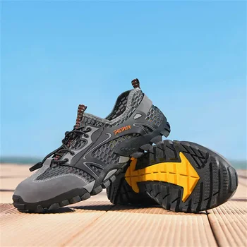 темные походные ботинки 48 размера фирменные кроссовки для мужчин Военная обувь мужские спортивные принадлежности обувь tenks high fashion YDX2 Изображение 2