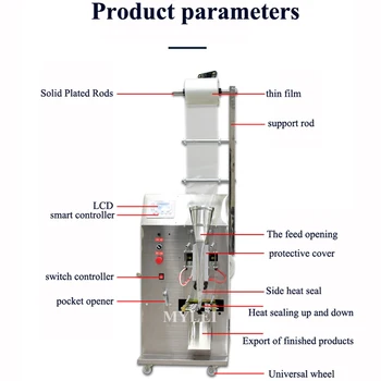 Высококачественная Полностью автоматическая машина для розлива жидкого соуса в пакеты и запайки воды Изображение 2