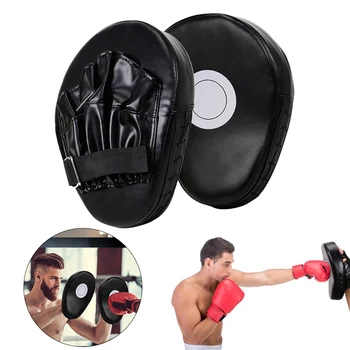 Мишень для рук из искусственной кожи с 5 пальцами, изогнутые боксерские рукавицы, дышащие накладки для кикбоксинга, боксерский упор для тренировок по боевым искусствам