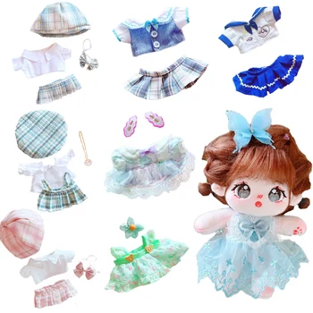 1 комплект кукольной одежды для кукол-идолов 20 см, платье-шляпка, шерстяной костюм принцессы, аксессуары для кукол из хлопка Super Star