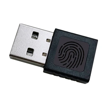 Модуль считывания отпечатков пальцев Mini USB Устройство считывания отпечатков пальцев USB для Windows 10 11 Привет, Биометрический ключ безопасности Изображение 2