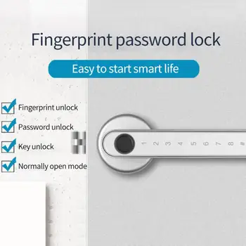 TTlock Умный дверной замок с паролем по отпечатку пальца Bluetooth Поддержка блокировки ручки Приложение дистанционного управления Работа с TTlock Gateway G2