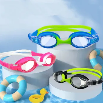 Детские Плавательные Очки Upgrade Waterproof Anti Fog UV Профессиональные Очки для Дайвинга и Плавания Eyewear для детей 3-10 лет