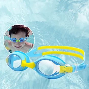 Детские Плавательные Очки Upgrade Waterproof Anti Fog UV Профессиональные Очки для Дайвинга и Плавания Eyewear для детей 3-10 лет Изображение 2