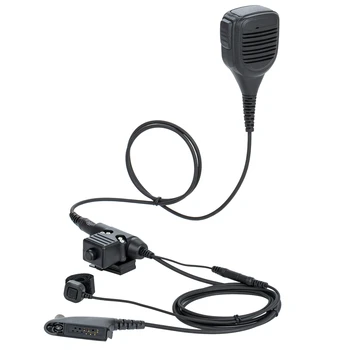 Портативная рация двухстороннее радио Динамик Микрофон Микрофон с Пальцевым Микрофоном и Адаптером U94 PTT для Motorola GP140 GP338 GP328
