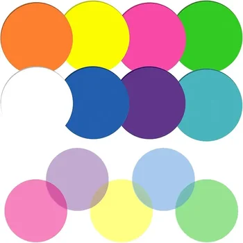 160 шт. Круглых прозрачных стикеров Morand / флуоресцентного цвета для удобства, творческие заметки и инструкции, наклейки для этикеток
