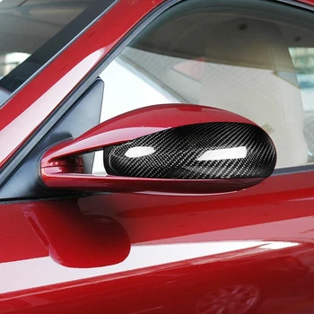 Крышка зеркала заднего вида из углеродного волокна для Porsche 911 997.1, 2005-2008, автозапчасти, аксессуары, наклейки Изображение 2