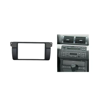 Панель Модификации Аудиопанели 2Din Рамка Панели DVD-Навигации Автомобильные Панели Стерео Радио для 98-05 BMW 3-Series E46 Изображение 2
