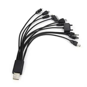 В 1 USB-кабель для передачи данных, Многофункциональный Универсальный многоконтактный кабель, провод для передачи данных для KG90, адаптер для телефона, планшета